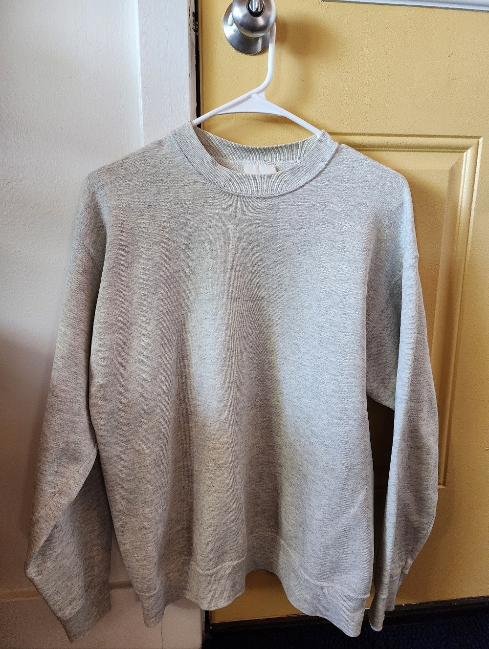 Vintage 90's Tultex Light Gray Crewneck Sweatshirt